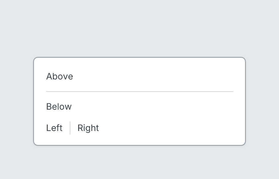 Divider example