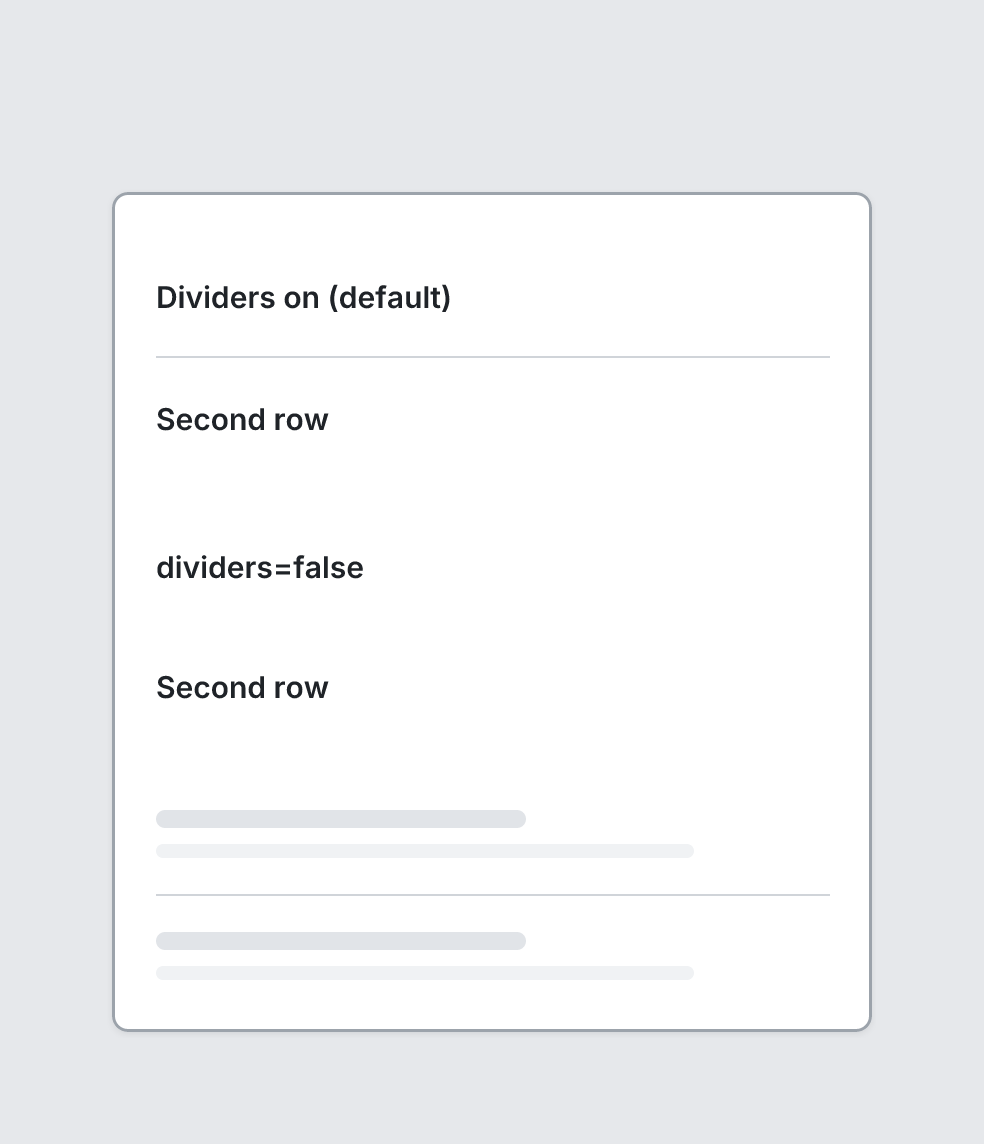 List example