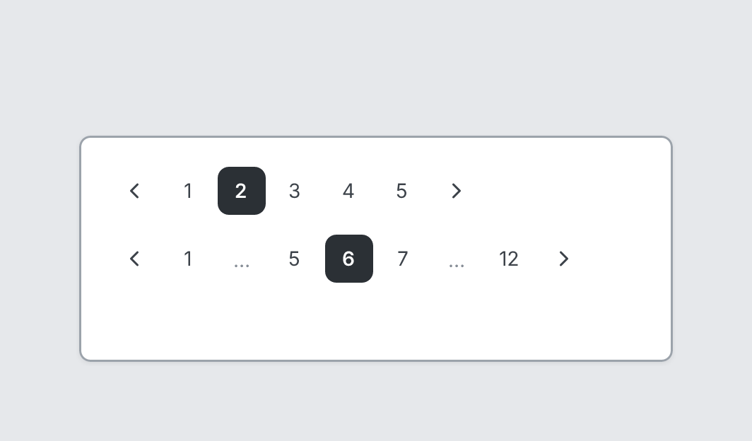 Pagination example